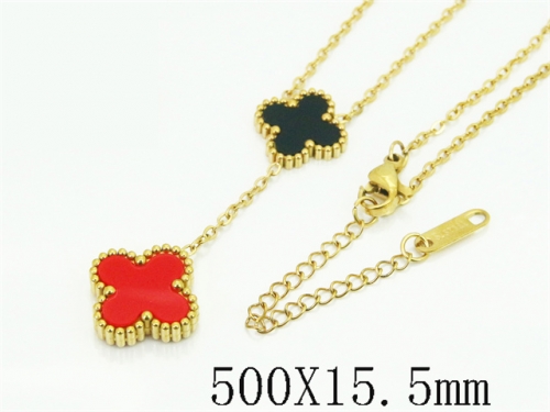 HY Wholesale Stainless Steel 316L Jewelry Popular Necklaces-HY35N0761LG