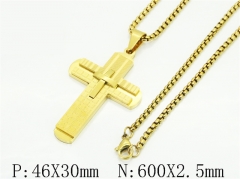 HY Wholesale Stainless Steel 316L Jewelry Popular Necklaces-HY09N1557HHZ