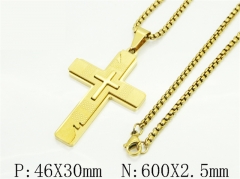 HY Wholesale Stainless Steel 316L Jewelry Popular Necklaces-HY09N1555HHR