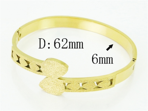 HY Wholesale Bangles Jewelry Stainless Steel 316L Popular Bangle-HY19B1509HJX