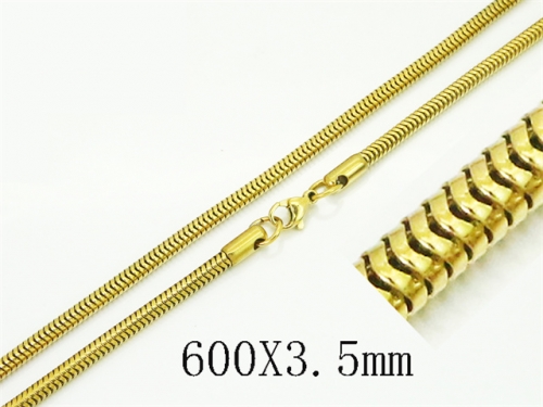 HY Wholesale Stainless Steel 316L Jewelry Popular Necklaces-HY40N1577OL