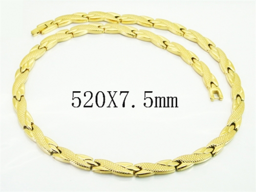 HY Wholesale Stainless Steel 316L Jewelry Popular Necklaces-HY36N0096KLS