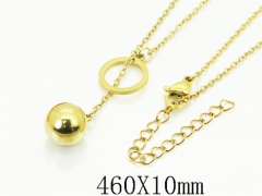 HY Wholesale Stainless Steel 316L Jewelry Popular Necklaces-HY49N0127LG