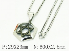 HY Wholesale Stainless Steel 316L Jewelry Popular Necklaces-HY41N0466HOD