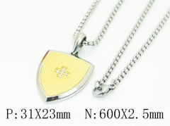 HY Wholesale Stainless Steel 316L Jewelry Popular Necklaces-HY41N0459ITT