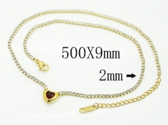 HY Wholesale Stainless Steel 316L Jewelry Popular Necklaces-HY59N0146HHS