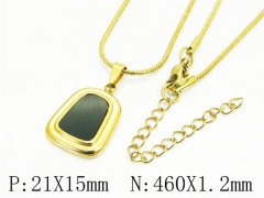 HY Wholesale Stainless Steel 316L Jewelry Popular Necklaces-HY49N0099XML