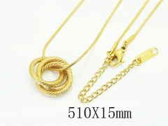 HY Wholesale Stainless Steel 316L Jewelry Popular Necklaces-HY59N0137ML