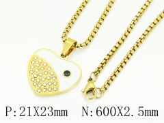 HY Wholesale Stainless Steel 316L Jewelry Popular Necklaces-HY09N1588NU