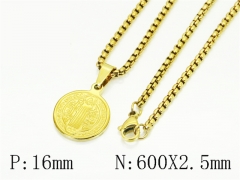 HY Wholesale Stainless Steel 316L Jewelry Popular Necklaces-HY09N1577NX