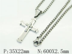 HY Wholesale Stainless Steel 316L Jewelry Popular Necklaces-HY09N1531OL