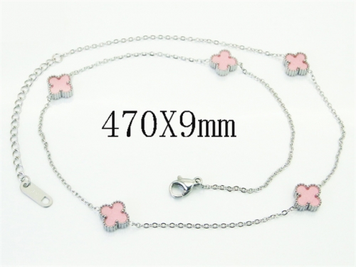 HY Wholesale Stainless Steel 316L Jewelry Popular Necklaces-HY30N0406OC