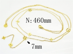 HY Wholesale Stainless Steel 316L Jewelry Popular Necklaces-HY32N0964HIG