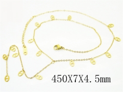 HY Wholesale Stainless Steel 316L Jewelry Popular Necklaces-HY32N0972OL