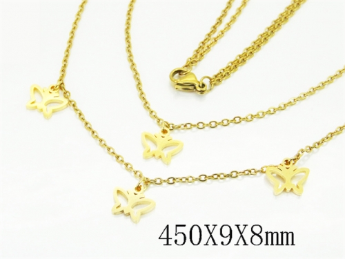 HY Wholesale Stainless Steel 316L Jewelry Popular Necklaces-HY12N0985LD