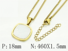 HY Wholesale Stainless Steel 316L Jewelry Popular Necklaces-HY49N0098DML