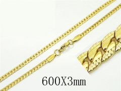 HY Wholesale Stainless Steel 316L Jewelry Popular Necklaces-HY40N1598KO