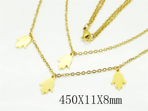 HY Wholesale Stainless Steel 316L Jewelry Popular Necklaces-HY12N0984LS