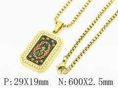 HY Wholesale Stainless Steel 316L Jewelry Popular Necklaces-HY09N1584NS