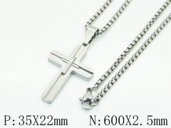 HY Wholesale Stainless Steel 316L Jewelry Popular Necklaces-HY09N1524OY