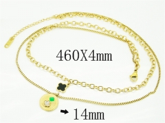 HY Wholesale Stainless Steel 316L Jewelry Popular Necklaces-HY32N1018HSS