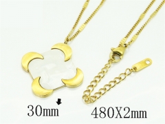 HY Wholesale Stainless Steel 316L Jewelry Popular Necklaces-HY32N1019OC