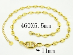 HY Wholesale Stainless Steel 316L Jewelry Popular Necklaces-HY32N0978HLZ