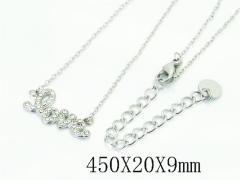 HY Wholesale Stainless Steel 316L Jewelry Popular Necklaces-HY51N0590LD