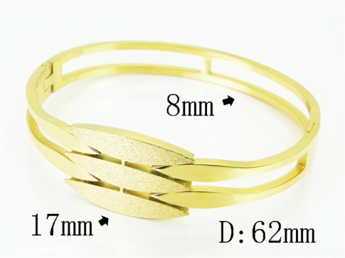 HY Wholesale Bangles Jewelry Stainless Steel 316L Popular Bangle-HY19B1493HJZ