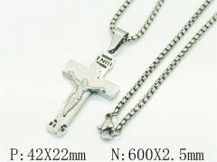 HY Wholesale Stainless Steel 316L Jewelry Popular Necklaces-HY09N1533COL