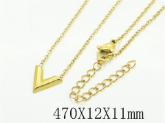 HY Wholesale Stainless Steel 316L Jewelry Popular Necklaces-HY49N0121XKL