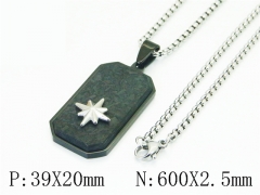 HY Wholesale Stainless Steel 316L Jewelry Popular Necklaces-HY41N0465IRR