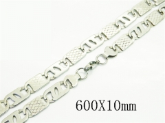 HY Wholesale Stainless Steel 316L Jewelry Popular Necklaces-HY55N0920HBB