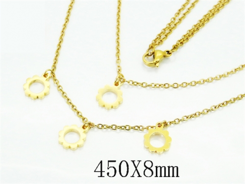 HY Wholesale Stainless Steel 316L Jewelry Popular Necklaces-HY12N0990LE