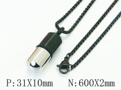 HY Wholesale Stainless Steel 316L Jewelry Popular Necklaces-HY49N0079OW