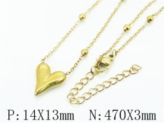 HY Wholesale Stainless Steel 316L Jewelry Popular Necklaces-HY49N0104LL