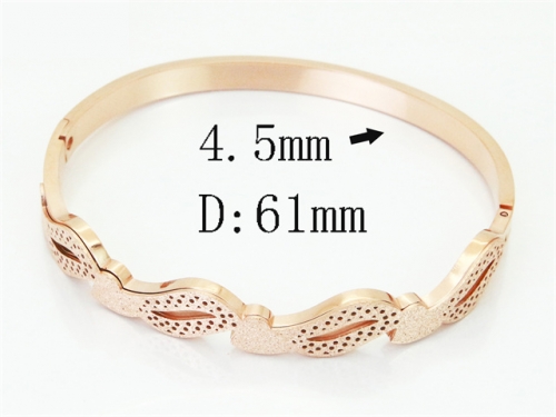 HY Wholesale Bangles Jewelry Stainless Steel 316L Popular Bangle-HY19B1522HJD