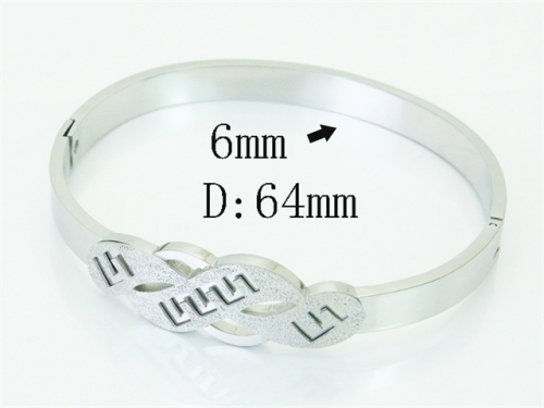 HY Wholesale Bangles Jewelry Stainless Steel 316L Popular Bangle-HY19B1514HIT