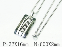 HY Wholesale Stainless Steel 316L Jewelry Popular Necklaces-HY41N0455IDD