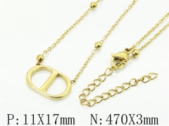 HY Wholesale Stainless Steel 316L Jewelry Popular Necklaces-HY49N0109ZLL