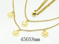 HY Wholesale Stainless Steel 316L Jewelry Popular Necklaces-HY12N0981LX