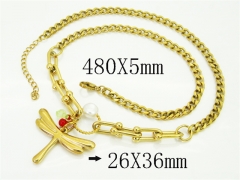 HY Wholesale Stainless Steel 316L Jewelry Popular Necklaces-HY21N0223HNC