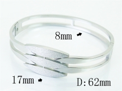 HY Wholesale Bangles Jewelry Stainless Steel 316L Popular Bangle-HY19B1492HIC