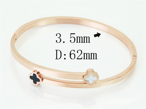 HY Wholesale Bangles Jewelry Stainless Steel 316L Popular Bangle-HY19B1558HKX