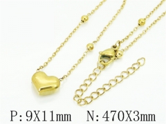 HY Wholesale Stainless Steel 316L Jewelry Popular Necklaces-HY49N0107CLL