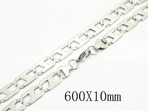 HY Wholesale Stainless Steel 316L Jewelry Popular Necklaces-HY55N0919HGG