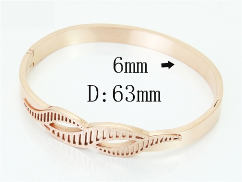 HY Wholesale Bangles Jewelry Stainless Steel 316L Popular Bangle-HY19B1513HJY