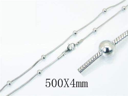 HY Wholesale Stainless Steel 316L Jewelry Popular Necklaces-HY40N1567IL