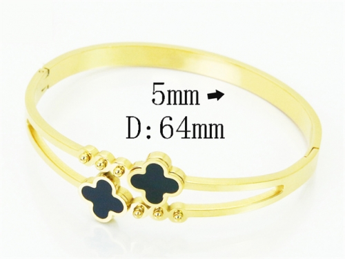 HY Wholesale Bangles Jewelry Stainless Steel 316L Popular Bangle-HY19B1551HLV