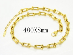 HY Wholesale Stainless Steel 316L Jewelry Popular Necklaces-HY80N1069HJZ